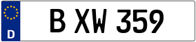 Truck License Plate